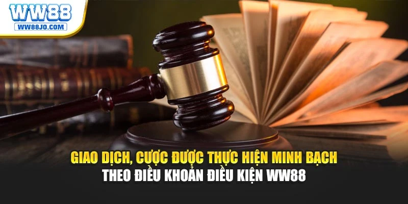Giao dịch, cược được thực hiện minh bạch theo điều khoản điều kiện WW88